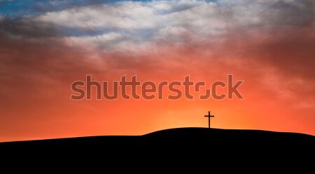 Sky Cloud Cross Stock photo © rghenry