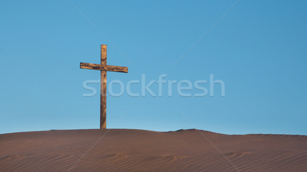 Sand Dune Cross Stock photo © rghenry