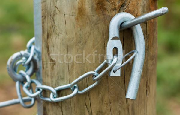 Galvanized Gate Hook Stock photo © rghenry