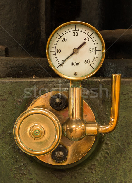 Steam Pressure Gauge Stock photo © rghenry