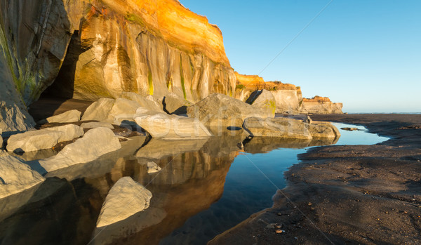 Spiaggia erosione mare lavare via Foto d'archivio © rghenry