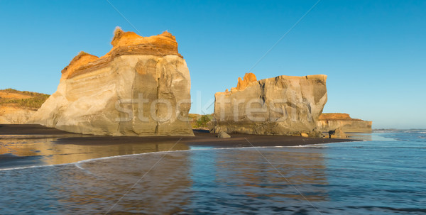 Erosão mar lavar longe ilha praia Foto stock © rghenry