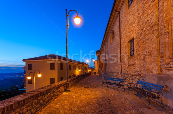 Early morning in Diano D'Alba, Italy. Stock photo © rglinsky77