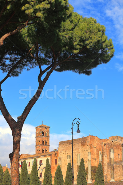 Santa Francesca Romana church. Rome, Italy. Stock photo © rglinsky77