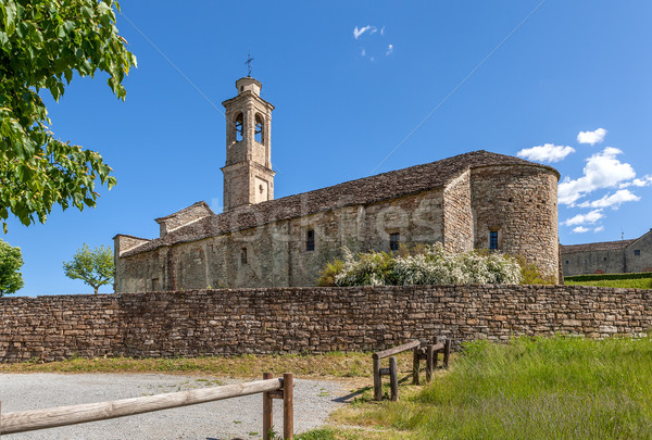 Stone parish church in Italy. Stock photo © rglinsky77