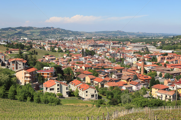 Stock photo: Town of Alba in Piedmont, northern Italy.