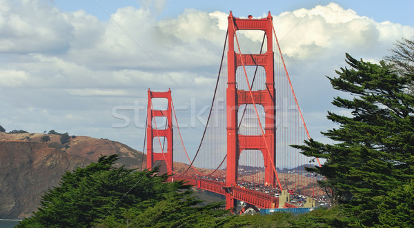 Foto d'archivio: Golden · Gate · Bridge · San · Francisco · USA · panorama · panorama · cancello