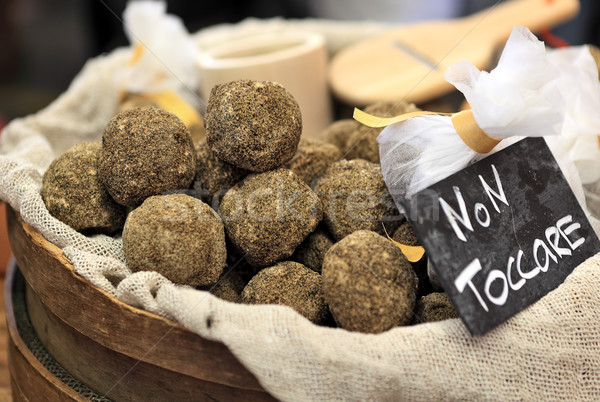 Formaggio basket piccolo vacche latte Foto d'archivio © rglinsky77