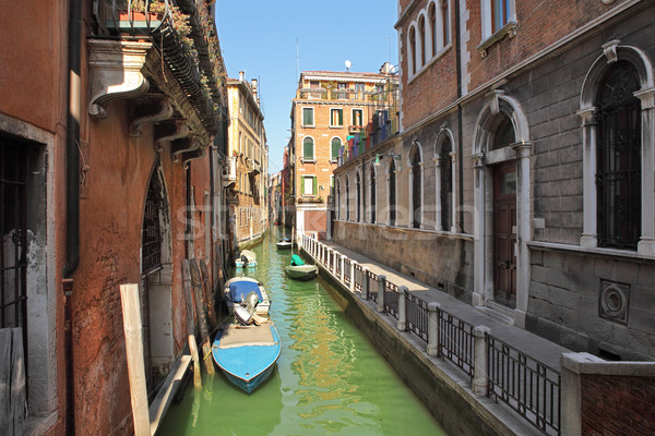 Wenig Kanal Venedig Italien horizontal Bild Stock foto © rglinsky77