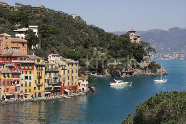 Foto stock: Vista · famoso · pequeño · pueblo · popular · Resort