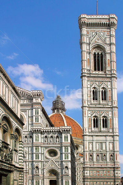 Belfry and Duomo Cathedral in Florence. Stock photo © rglinsky77