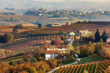 Stock foto: Herbstlich · nördlich · Italien · Landschaft · Reise · Burg