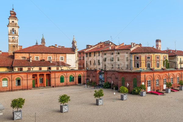 Vieux maisons Italie cloche tour petite ville [[stock_photo]] © rglinsky77