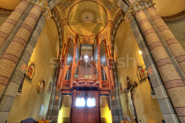 Catholic church interior view. Alba, Italy. Stock photo © rglinsky77