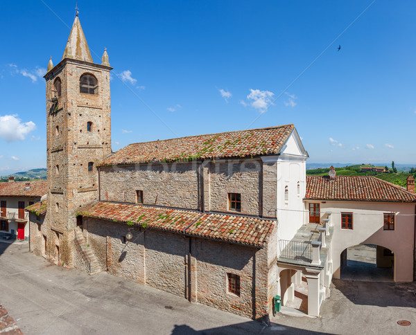 Old stone church in Piedmont, Italy. Stock photo © rglinsky77