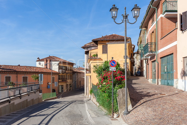 Small town of La Morra, Italy. Stock photo © rglinsky77
