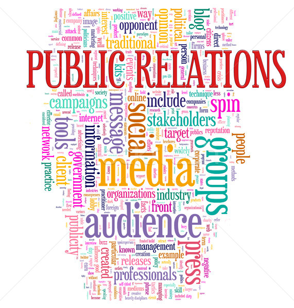 Public relations Wordcloud Stock photo © ribah