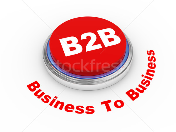 3D b2b pulsante illustrazione 3d business lettera Foto d'archivio © ribah
