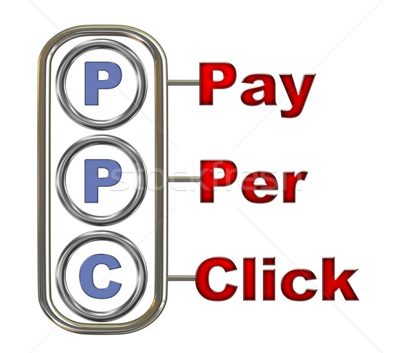 3D ppc por clic 3d Foto stock © ribah