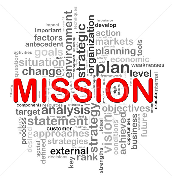 Circular design mission word tags Stock photo © ribah