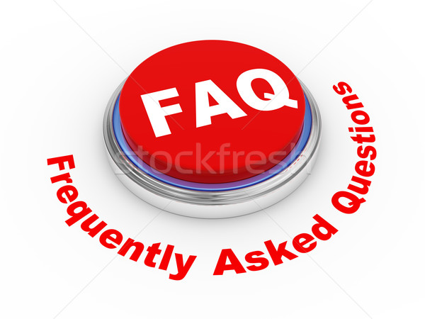 3D preguntas frecuentes botón 3d frecuentemente preguntas Foto stock © ribah