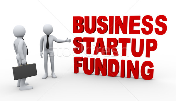 3d businessman startup funding Stock photo © ribah