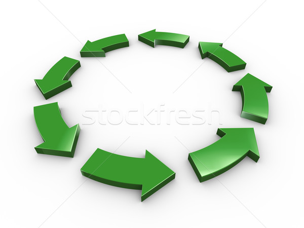 Circular arrow Stock photo © ribah