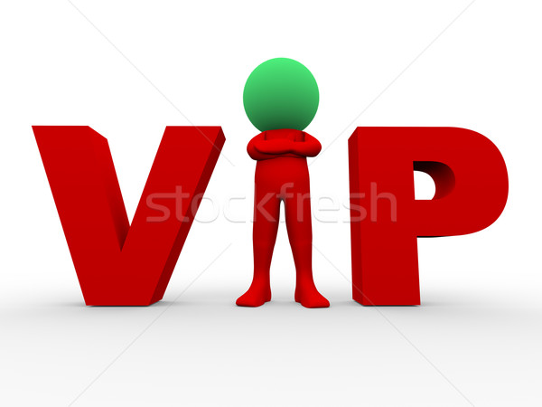 3d vip - very important person Stock photo © ribah