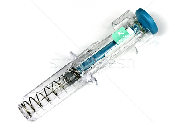 Syringe with retractable needle Stock photo © ribeiroantonio