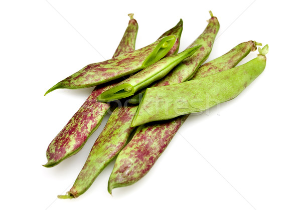 Fresh Borlotti Beans Stock photo © ribeiroantonio