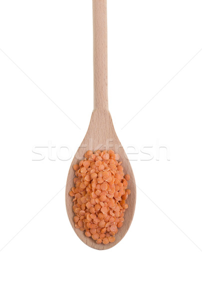 Rojo secar cuchara de madera alimentos Foto stock © ribeiroantonio