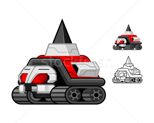Robot teknős rajzfilmfigura terv háttér háború Stock fotó © ridjam