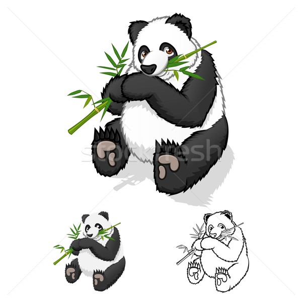 Riese panda Zeichentrickfigur groß Qualität Design Stock foto © ridjam