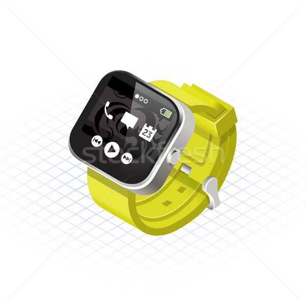 Stock photo: Isometric Smart Watch