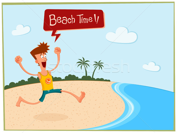 summer in the beach Stock photo © riedjal