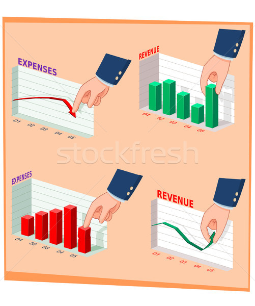 Grafikus illusztráció kéz Stock fotó © riedjal