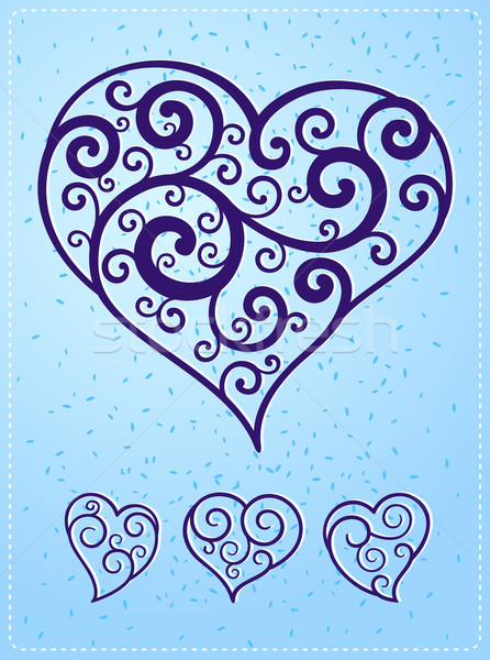 Stock photo: various heart symbol
