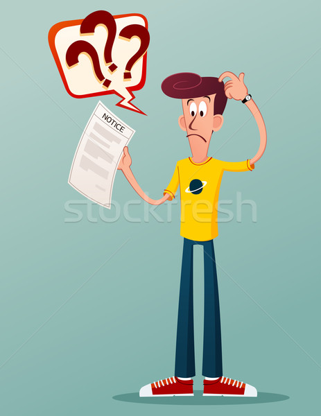 notification letter Stock photo © riedjal