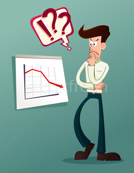 analyze business result Stock photo © riedjal