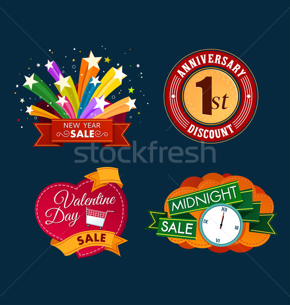 various sale event tittle Stock photo © riedjal