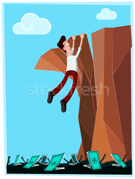 dangerous cliff Stock photo © riedjal