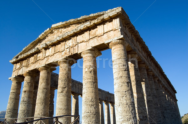 Temple of Segesta, wonderful Sicily Stock photo © rmarinello