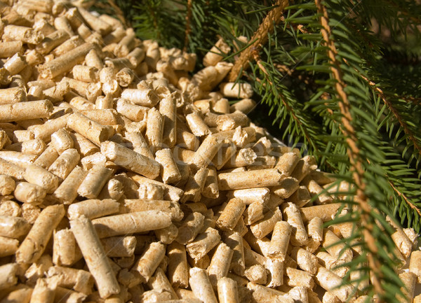 wood pellets and red deal Stock photo © rmarinello