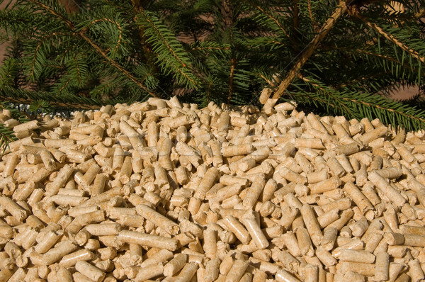 wood pellets and red deal Stock photo © rmarinello