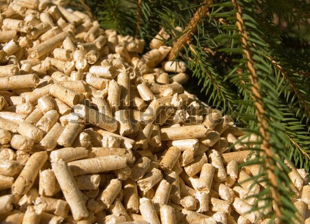 wood pellets and red deal Stock photo © rmarinello