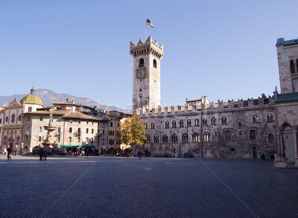 Trento Piazza Duomo Stock photo © rmarinello