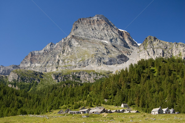 Alpe Veglia and monte Leone Stock photo © rmarinello