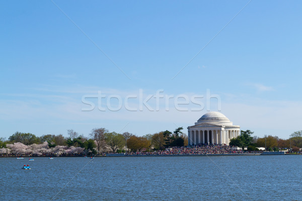 Thomas Jefferson Memorial by the water Stock photo © rmbarricarte