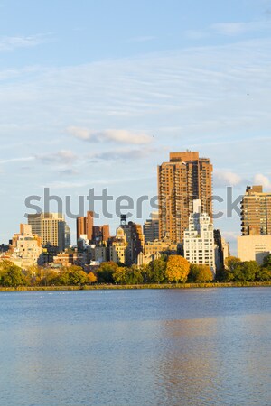 Upper East Side during the fall season Stock photo © rmbarricarte