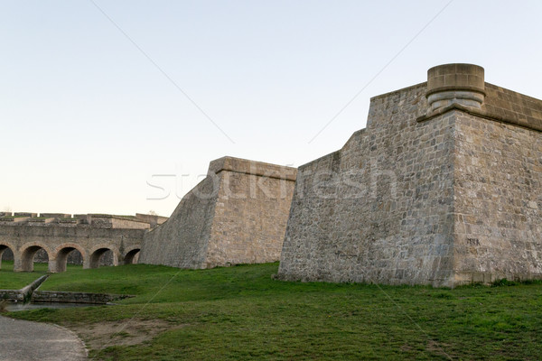 Stock photo: From the bottom of the walls